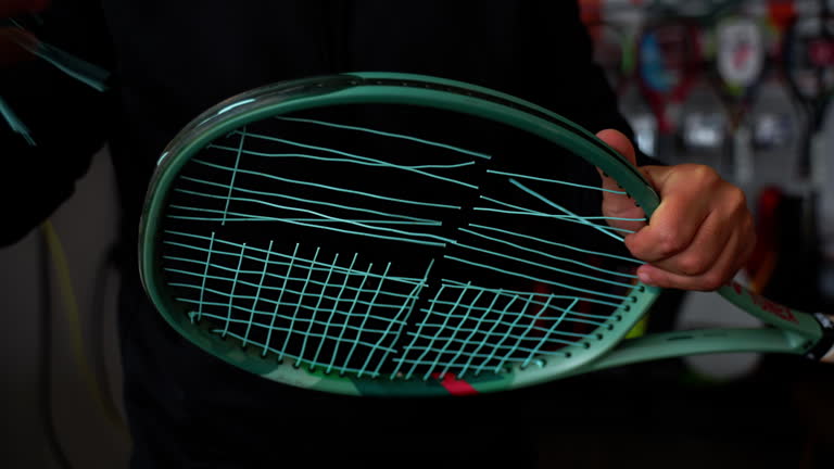 Tennis stringing Canary Wharf